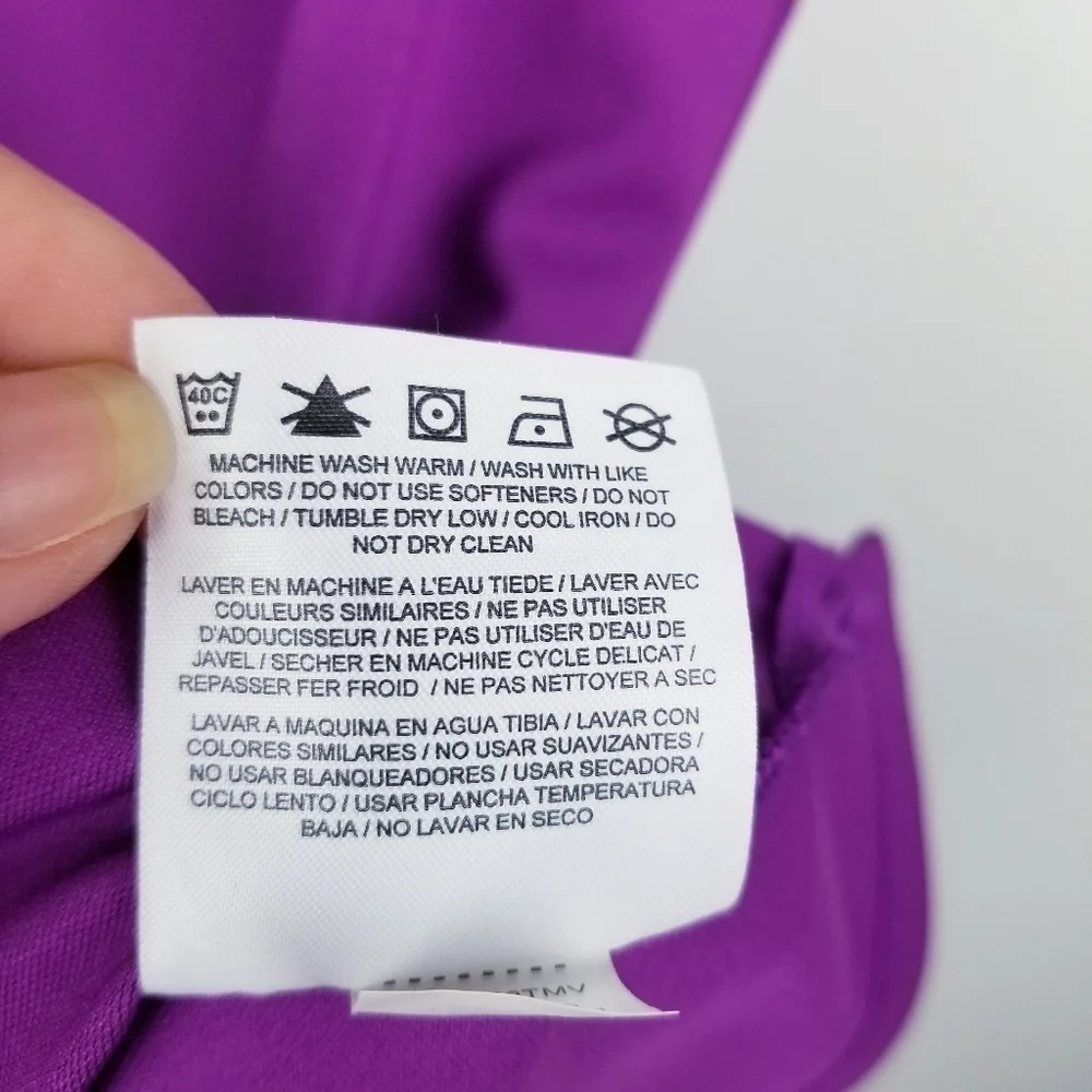 Nike Golf Dri-Fit Tour Performance Purple Sleeveless Top size Large